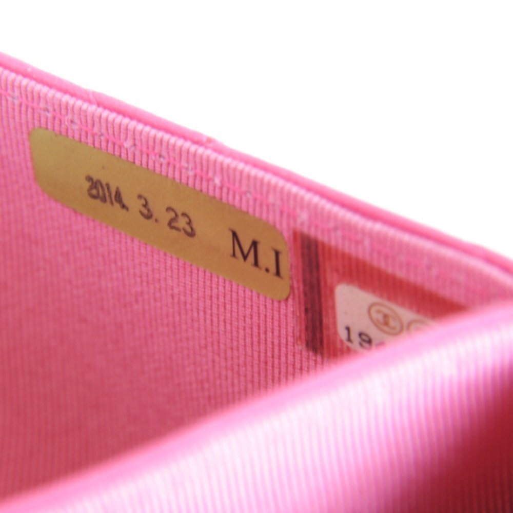 CHANEL Authentic Pink Leather Wallet - Picture 16 of 16